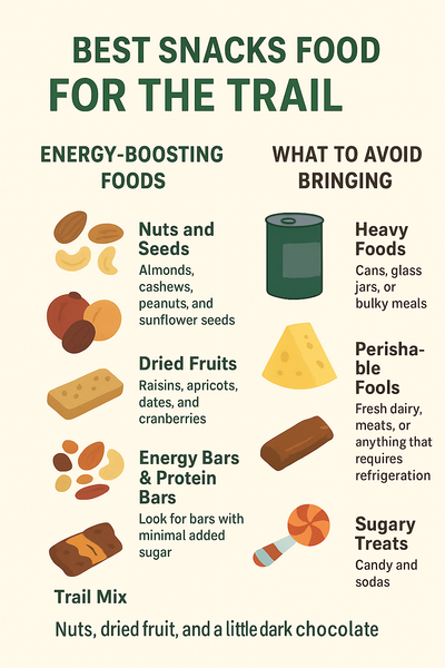 Best Snacks and Food for the Trail